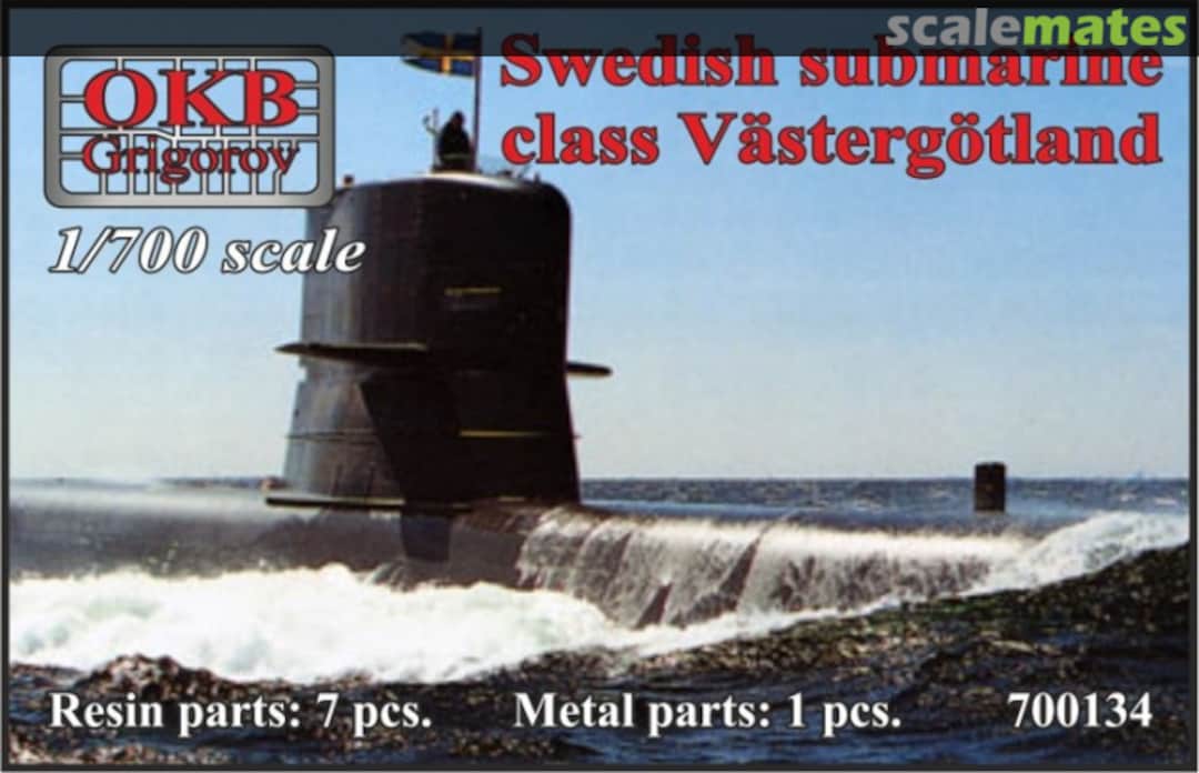 Boxart Västergötland class submarine 700134 OKB Grigorov Boxart Västergötland class submarine 700134 OKB Grigorov