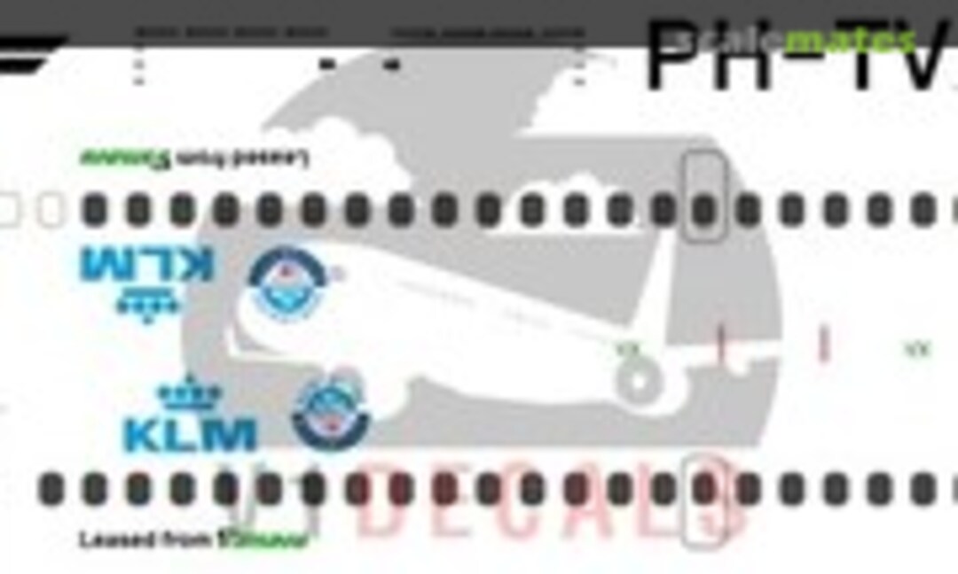 1:72 KLM (Royal Dutch Airlines) Boeing 737-200 (V1 Decals V1D0305-72) V1D0305-72