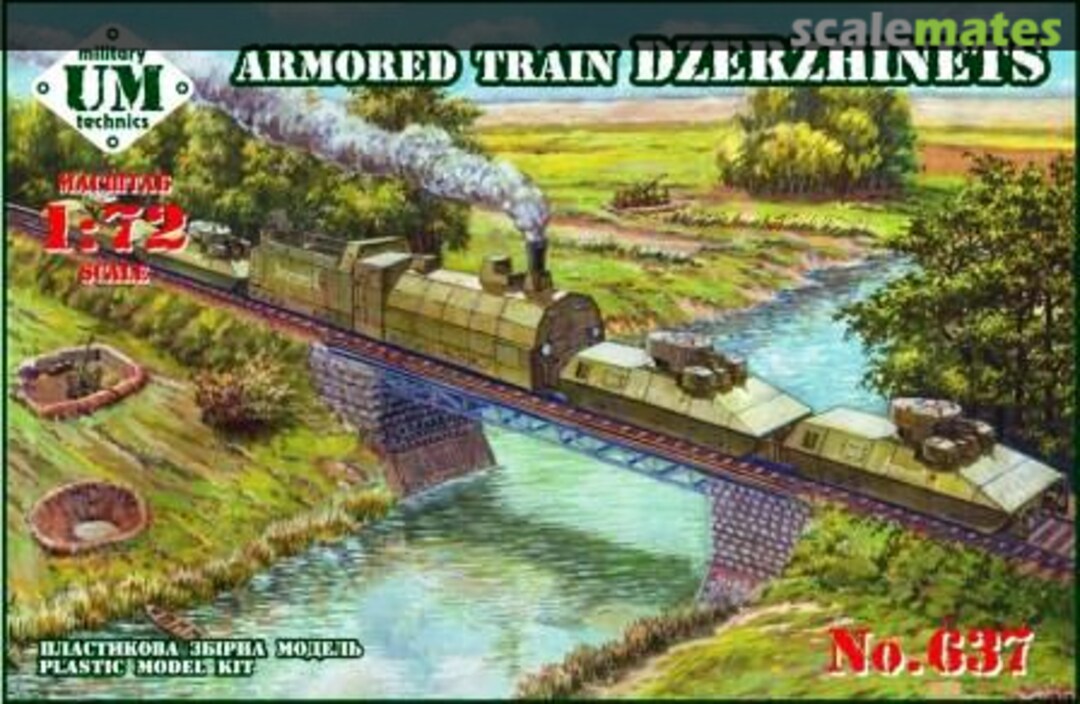 Boxart Armored Train "Dzerzhinets" 637 UM Military Technics Boxart Armored Train "Dzerzhinets" 637 UM Military Technics