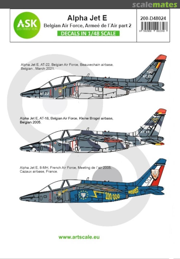 Boxart Alpha Jet E 200-D48024 ASK Boxart Alpha Jet E 200-D48024 ASK