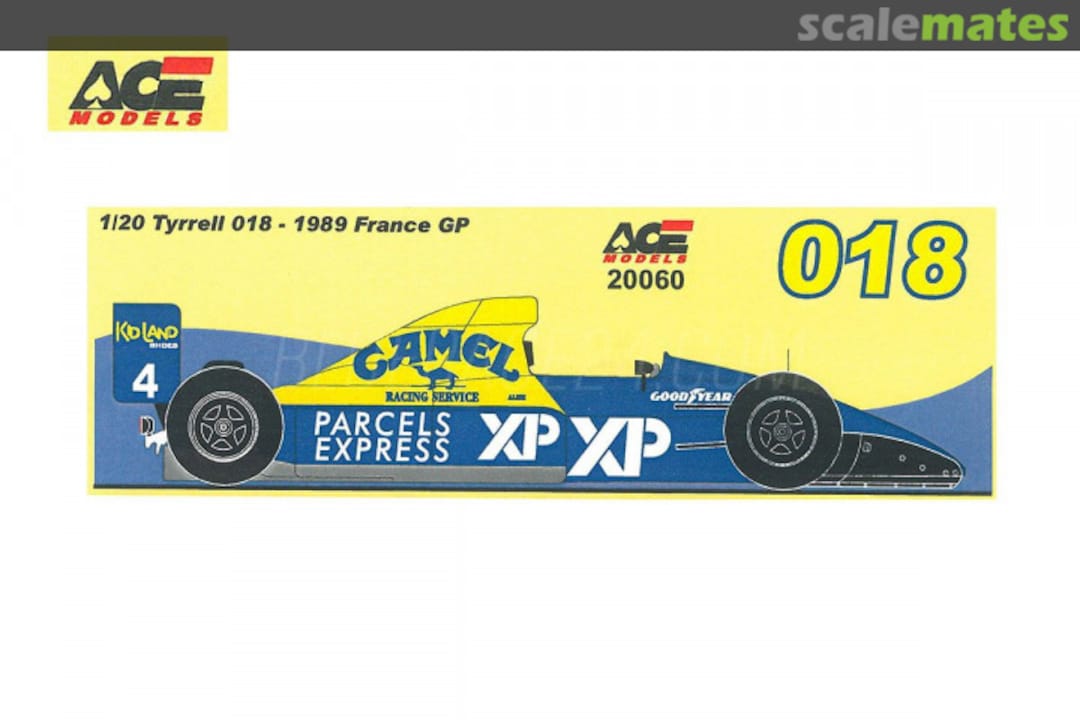 Boxart Tyrrell 018 20060 Ace Models Boxart Tyrrell 018 20060 Ace Models