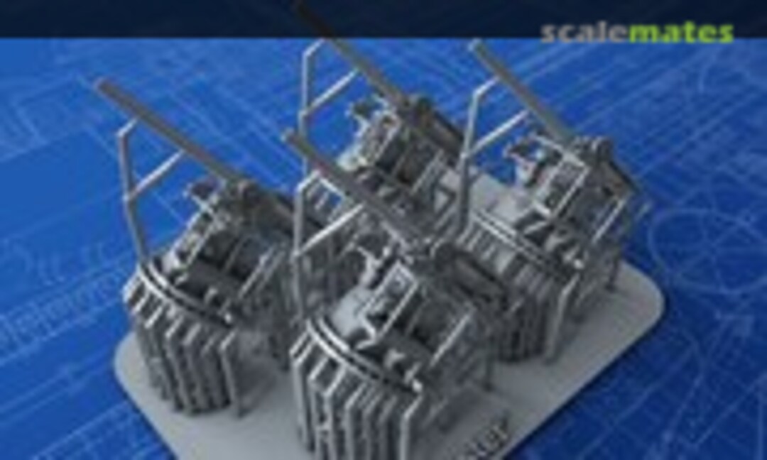 1:350 4”/45 (10.2cm) QF Mk.V HA Mk.III (Micro Master MM0699P) MM0699P