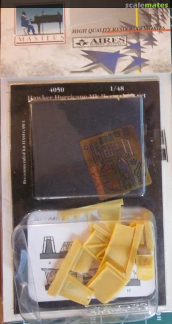 Boxart Hurricane Mk. II Cockpit Set 4050 Aires Boxart Hurricane Mk. II Cockpit Set 4050 Aires