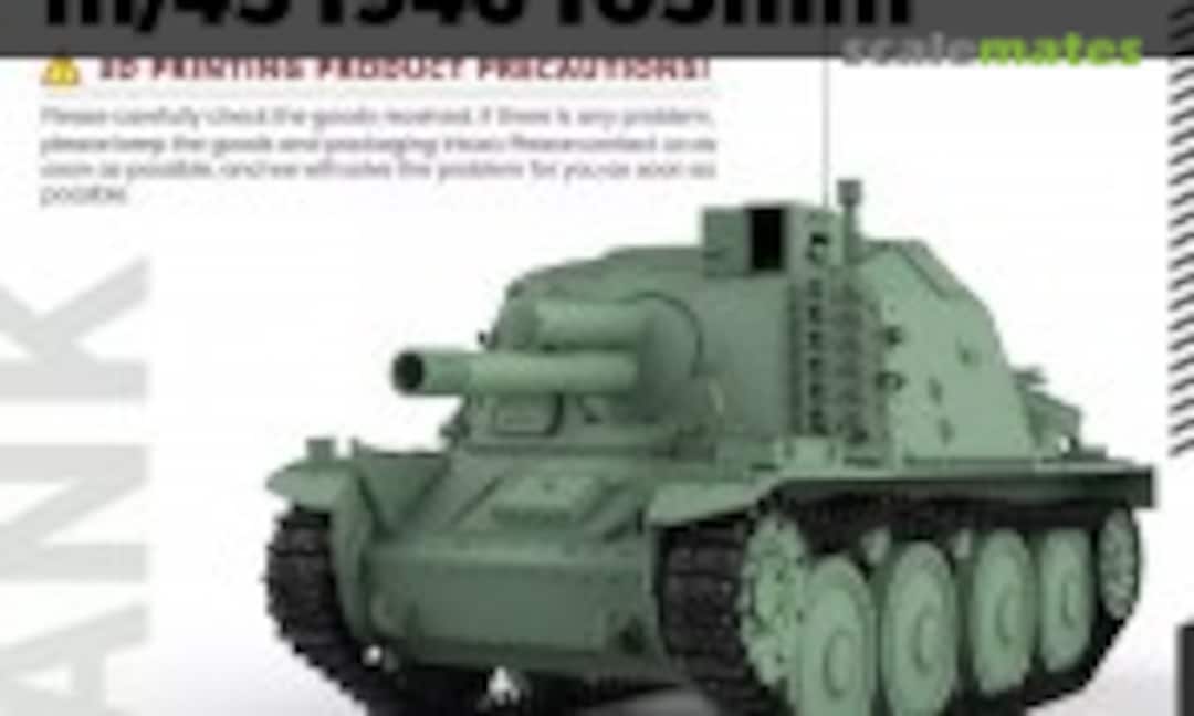 1:72 Stormartillerivagn m/43 (1946) 105mm (SSMODEL 72735) 72735