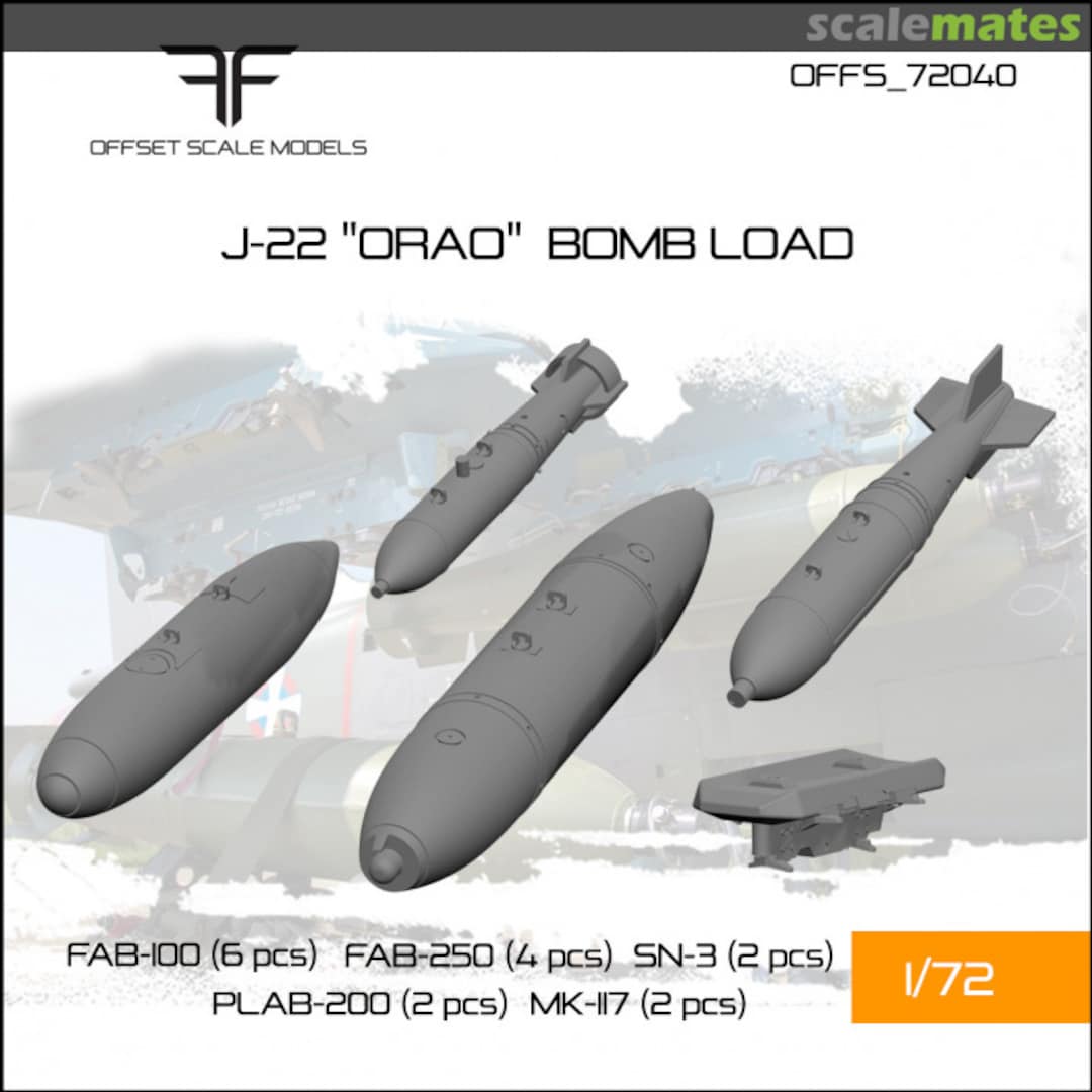Contents J-22 "Orao" Bomb Load OFFS_72040 Offset Scale Models