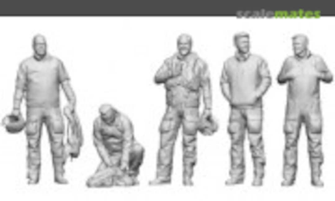 1:76 RNLI Crew on Shore (Modelu 1340-076) 1340-076