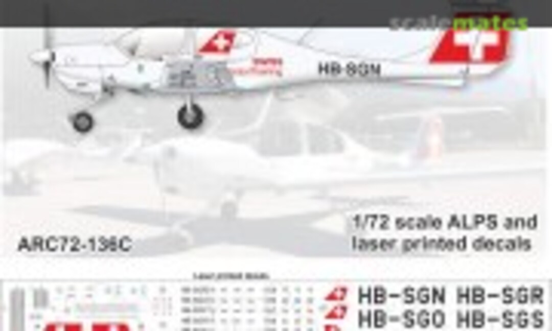 1:72 Diamond DA-40 SWISS (Arctic Decals ARC72-136C) ARC72-136C
