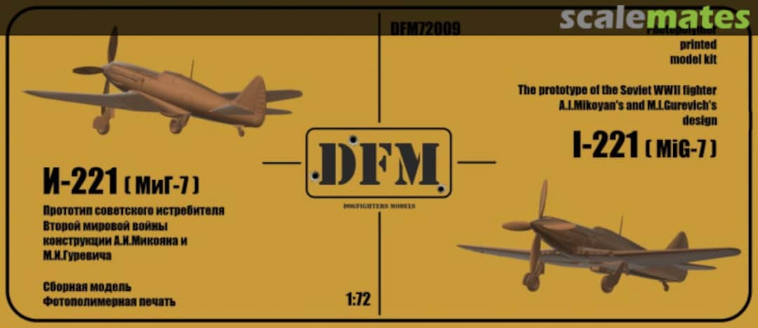 Boxart I-221 (MiG-7) DFM72009 DogFighters Models Boxart I-221 (MiG-7) DFM72009 DogFighters Models