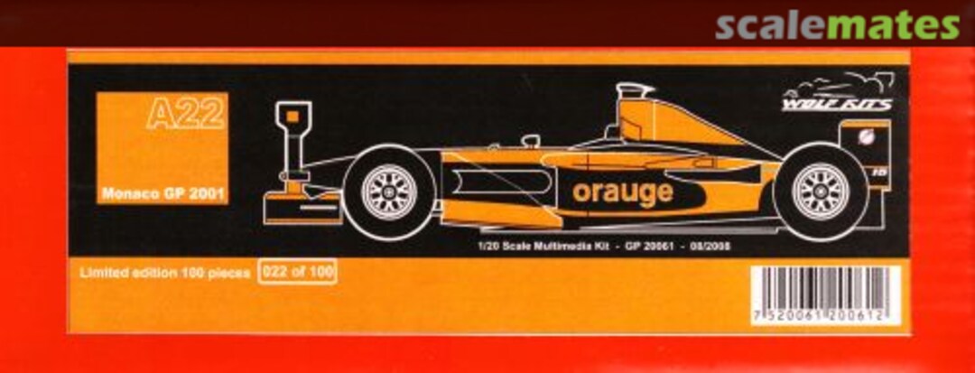 Boxart Arrows A22 Monaco 2001 GP 20061 Wolf Kits