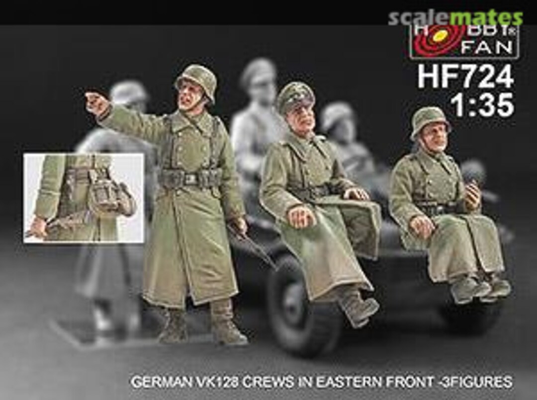 Boxart German Army VW 128 crew set in Eastern Front HF724 Hobby Fan