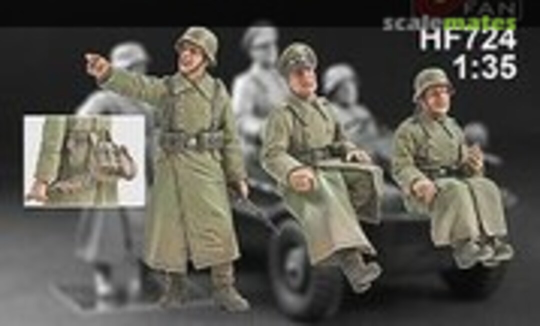 1:35 German Army VW 128 crew set in Eastern Front (Hobby Fan HF724) HF724