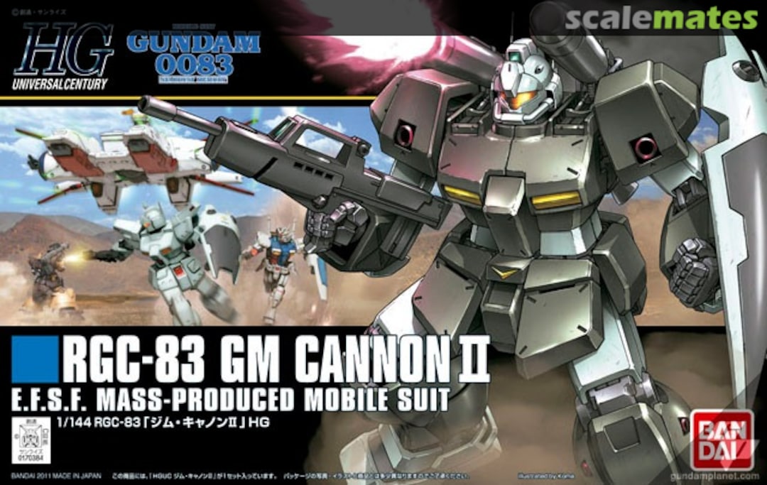 Boxart RGC-83 GM Cannon II 0170384 Bandai Boxart RGC-83 GM Cannon II 0170384 Bandai