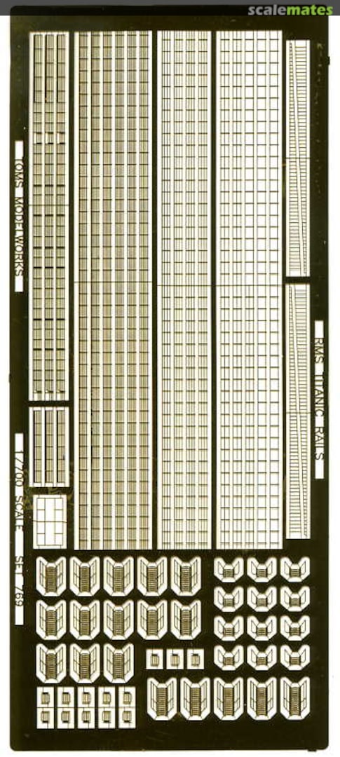 Boxart RMS Olympic Rails for Revell kit (1 Photo-Etched sheet) 782 Tom's Modelworks Boxart RMS Olympic Rails for Revell kit (1 Photo-Etched sheet) 782 Tom's Modelworks