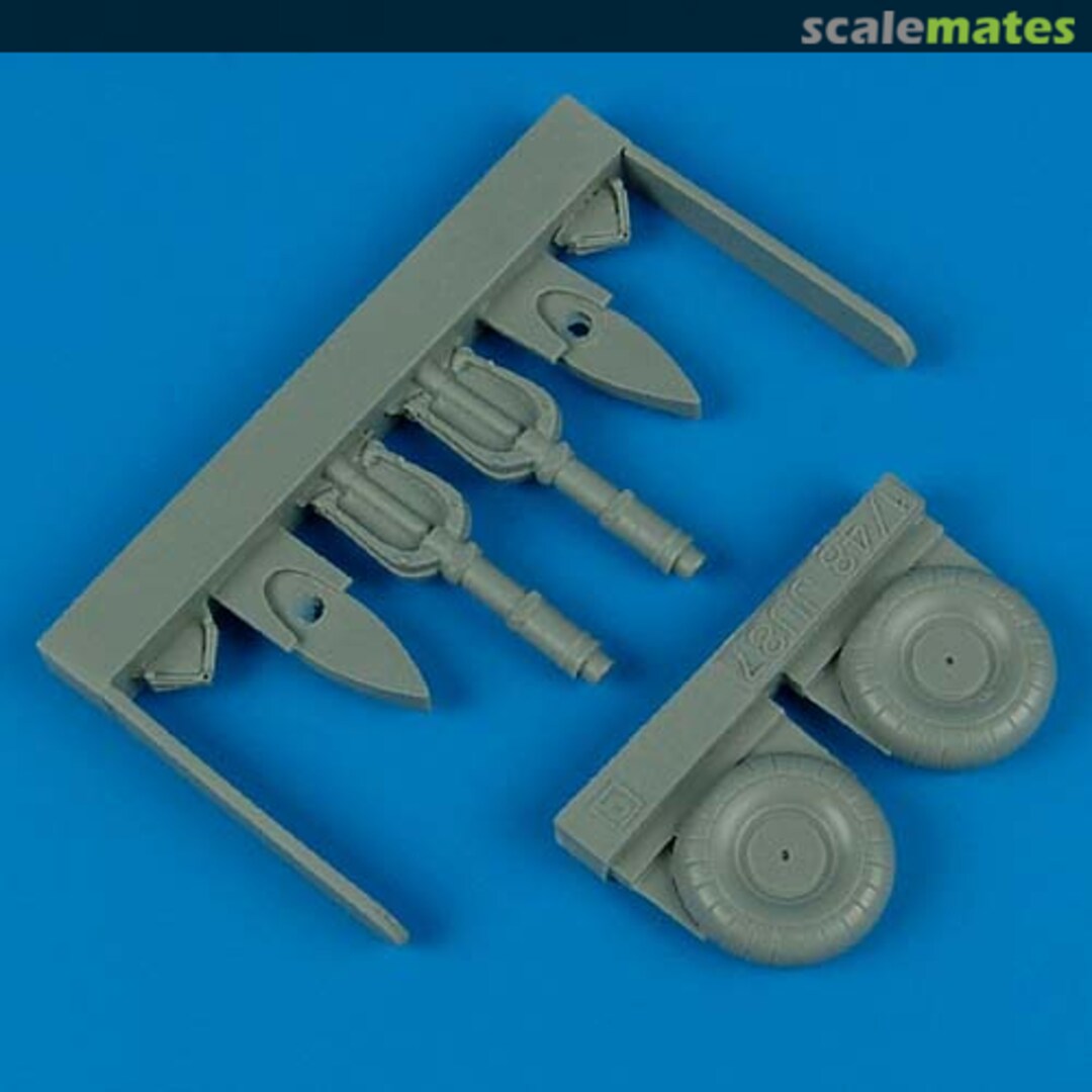 Boxart Ju 87 Stuka - Uncovered Wheels QB 48 257 Quickboost Boxart Ju 87 Stuka - Uncovered Wheels QB 48 257 Quickboost