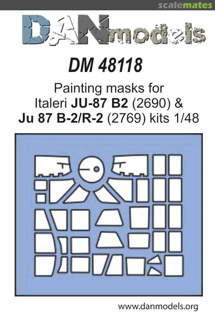 Boxart Painting mask for Ju-87 B-2/Ju-87 B-2/R-2 DM48118 DANmodels Boxart Painting mask for Ju-87 B-2/Ju-87 B-2/R-2 DM48118 DANmodels