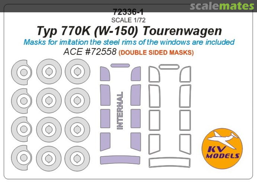 Boxart Typ 770K (W-150) Tourenwagen 72336-1 KV Models Boxart Typ 770K (W-150) Tourenwagen 72336-1 KV Models