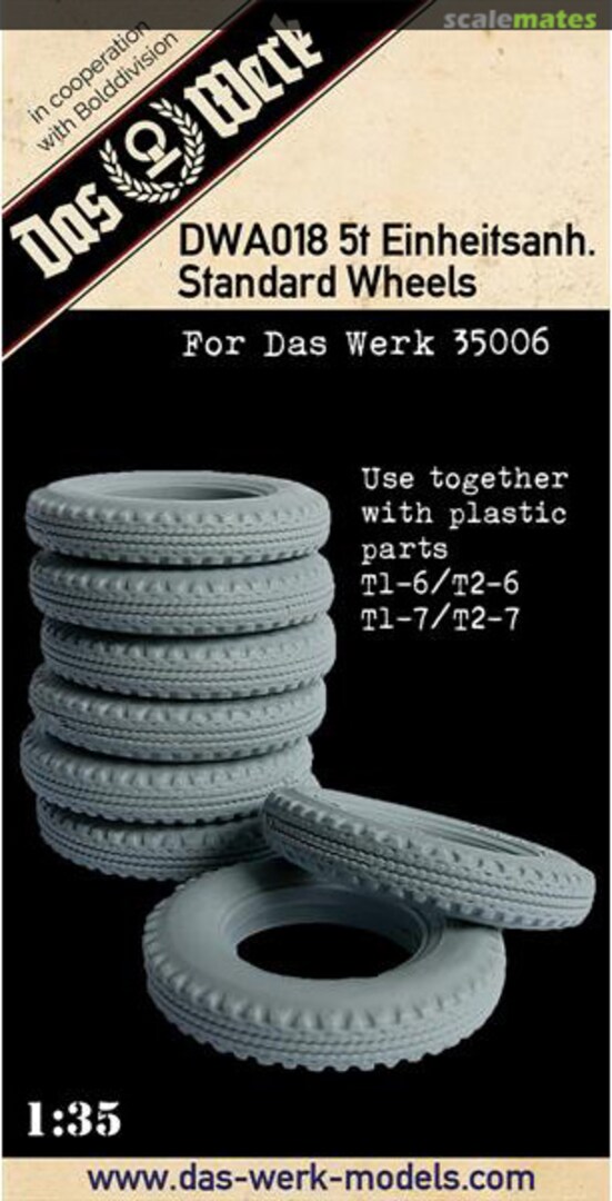 Boxart 5t Einheitsanhänger. Standard Wheels DWA018 Das Werk Boxart 5t Einheitsanhänger. Standard Wheels DWA018 Das Werk