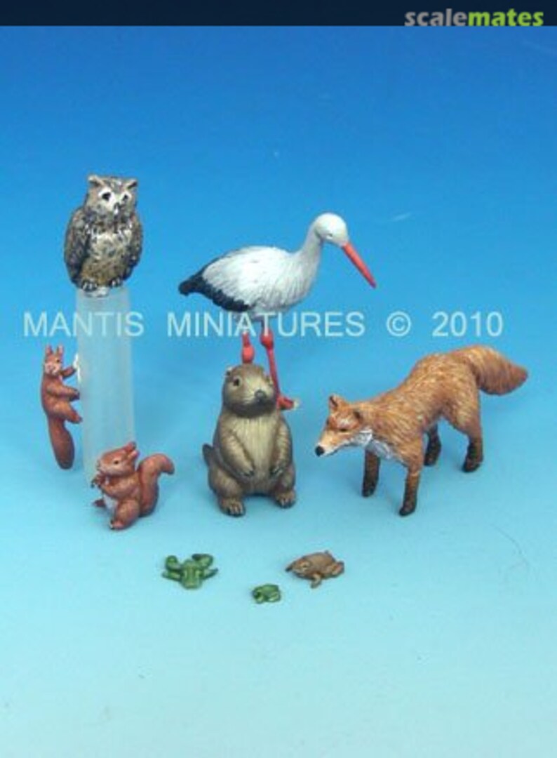 Boxart Animals - Set 2 (European) 35009 Mantis Miniatures Boxart Animals - Set 2 (European) 35009 Mantis Miniatures