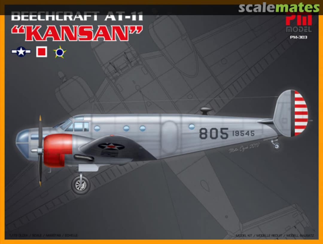 Boxart Beechcraft AT-11 "Kansan" PM-303 PM Model Boxart Beechcraft AT-11 "Kansan" PM-303 PM Model
