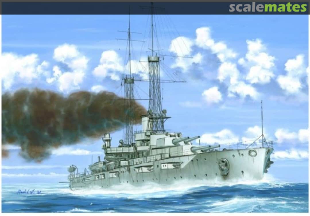 Boxart USS New York 1914 S700/071 ROP o.s. Samek Models