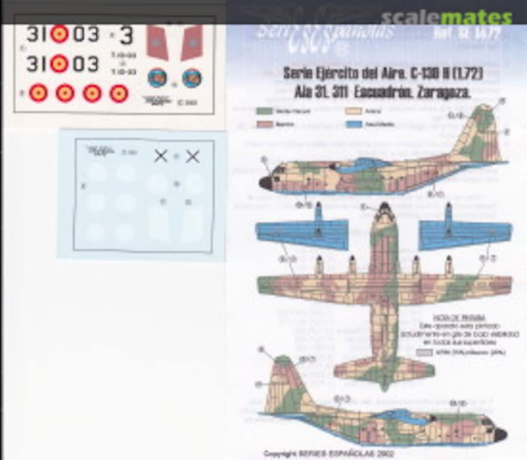 Boxart C-130H Hercules 1472 Series Españolas