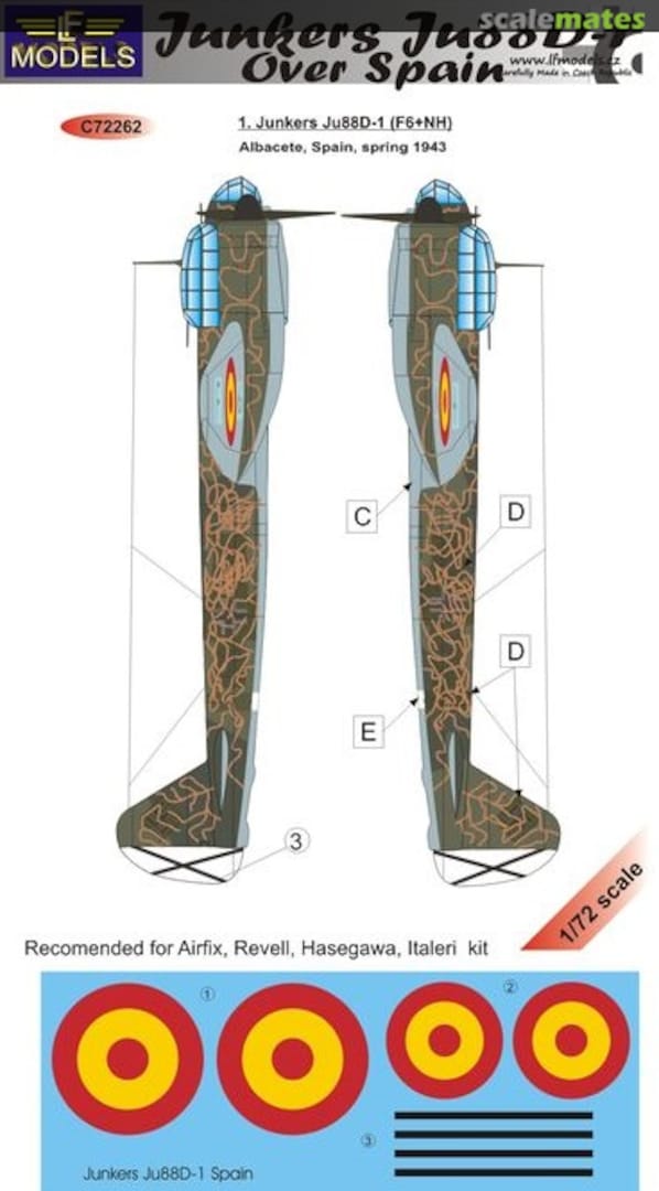 Boxart Junkers Ju88D-1 C72262 LF Models Boxart Junkers Ju88D-1 C72262 LF Models