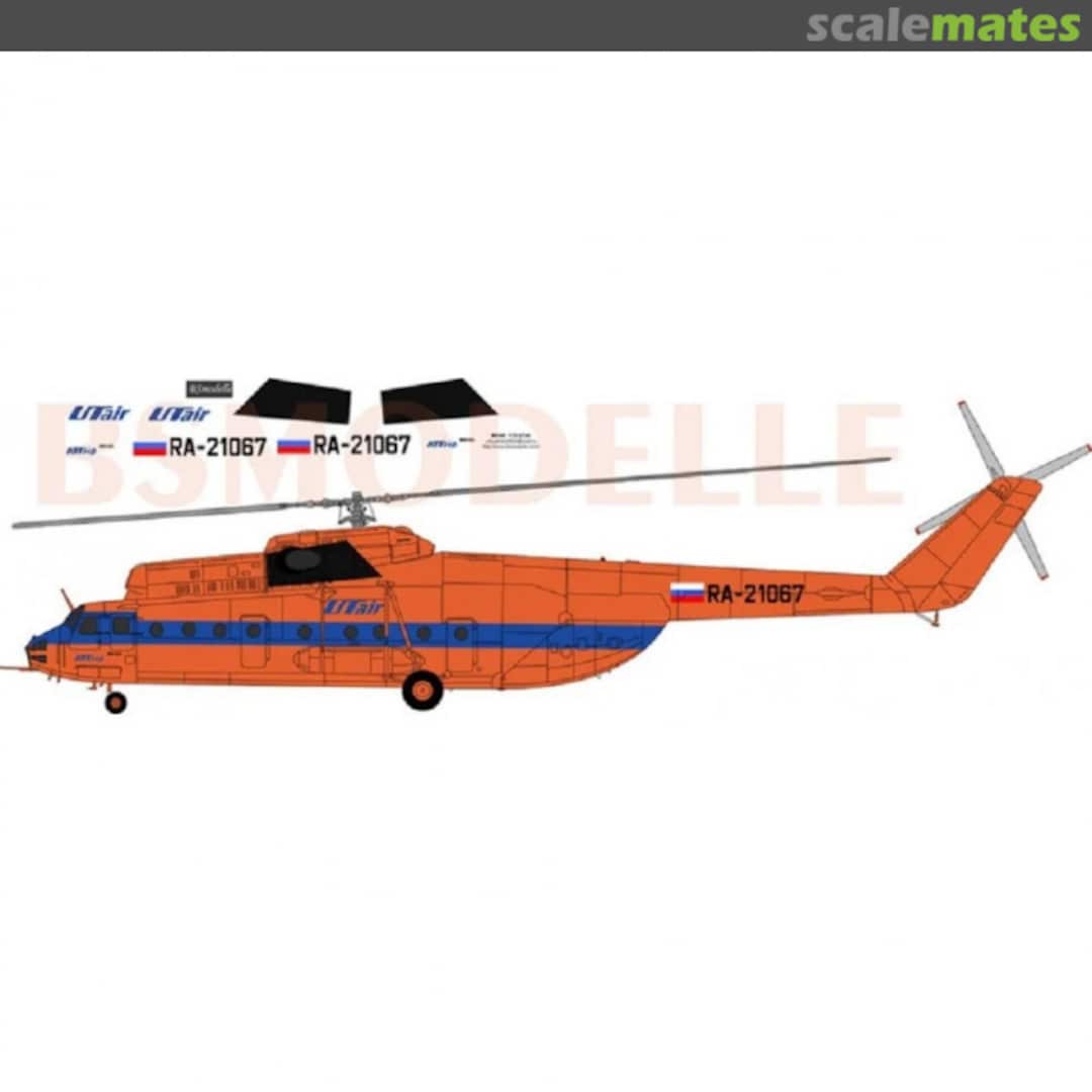 Boxart Mil Mi-6A Ut Air decal BSM72012 BSmodelle Boxart Mil Mi-6A Ut Air decal BSM72012 BSmodelle