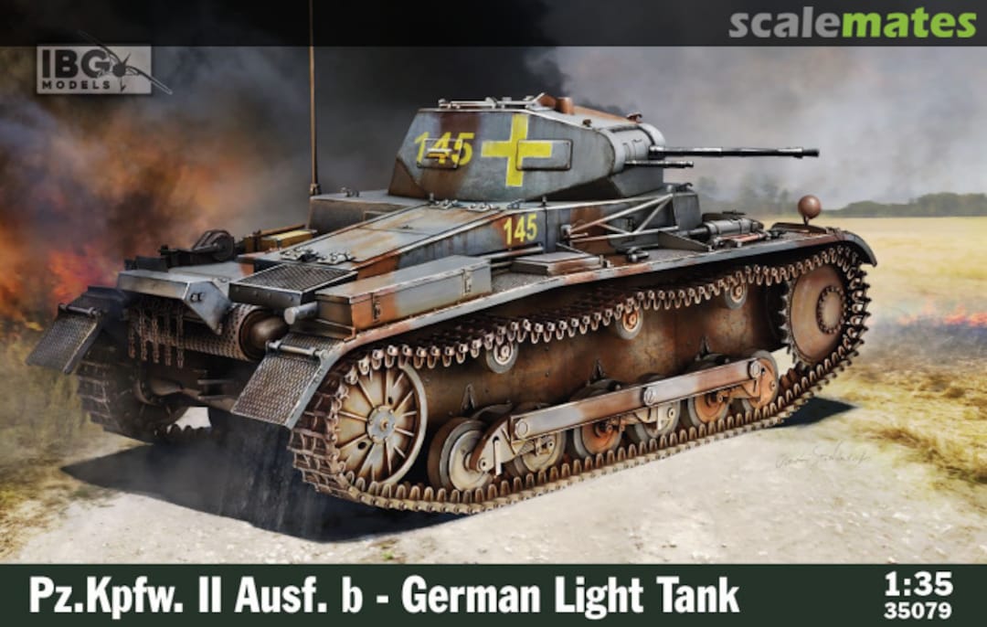 Boxart Pz.Kpfw. II Ausf. b 35079 IBG Models Boxart Pz.Kpfw. II Ausf. b 35079 IBG Models