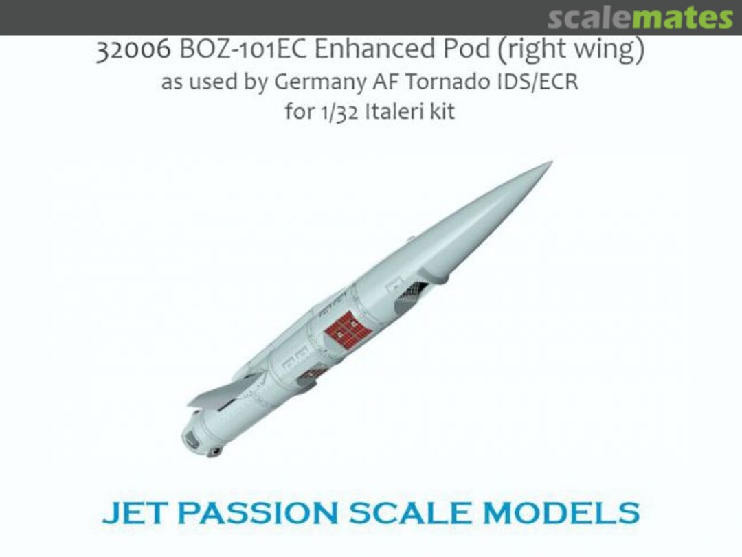 Boxart Tornado IDS/ECR BOZ-101EC-Pod (right wing) 32006 Jet Passion Boxart Tornado IDS/ECR BOZ-101EC-Pod (right wing) 32006 Jet Passion