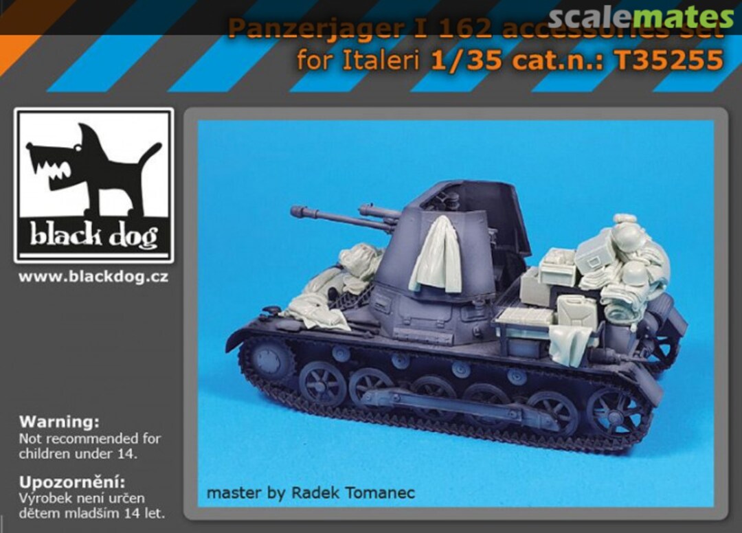 Boxart Panzerjäger I 162 accessories set T35255 Black Dog Boxart Panzerjäger I 162 accessories set T35255 Black Dog