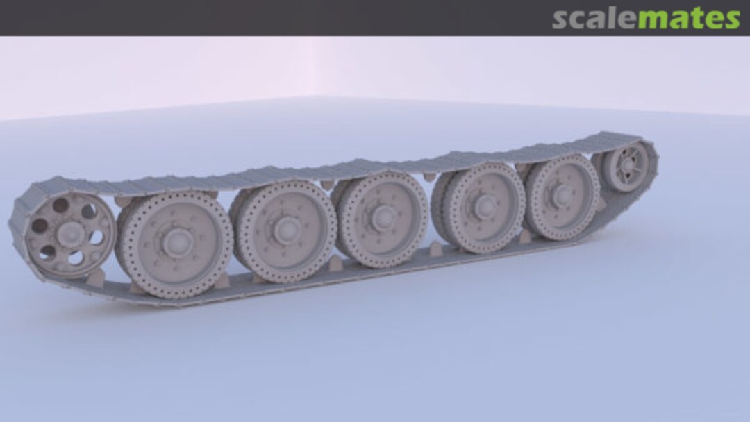 Boxart Improved tracks and rollers for T-34 early 26 Scalemodels72 Boxart Improved tracks and rollers for T-34 early 26 Scalemodels72