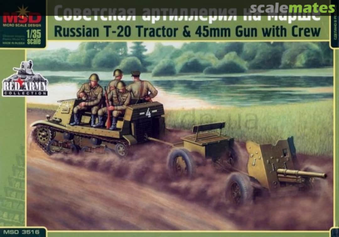 Boxart T-20 Tractor 3516 MSD Micro Scale Design Boxart T-20 Tractor 3516 MSD Micro Scale Design