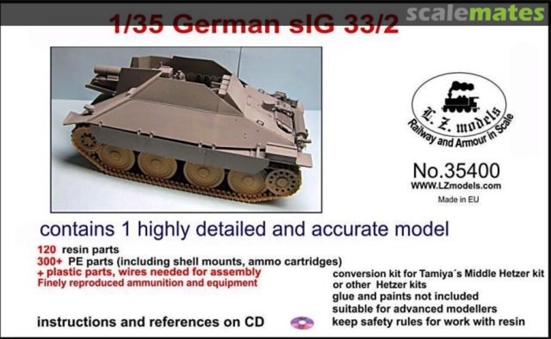 Boxart sIG 33/2 35400 L.Z. Models Boxart sIG 33/2 35400 L.Z. Models