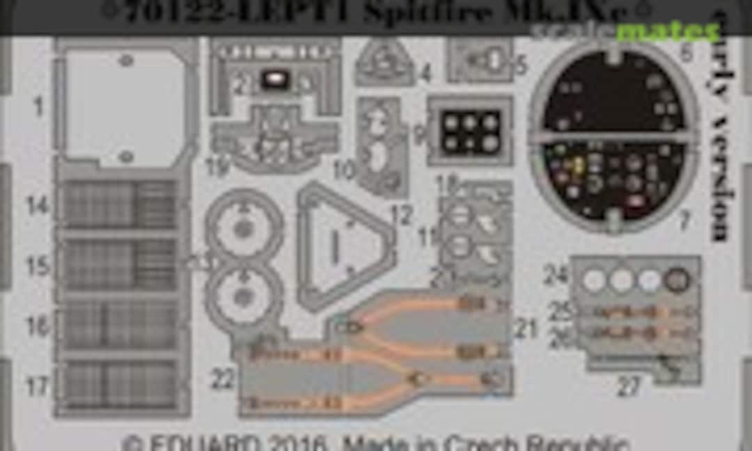 1:72 Spitfire Mk. IXc early version PE-Set (Eduard 70122-LEPT1) 70122-LEPT1