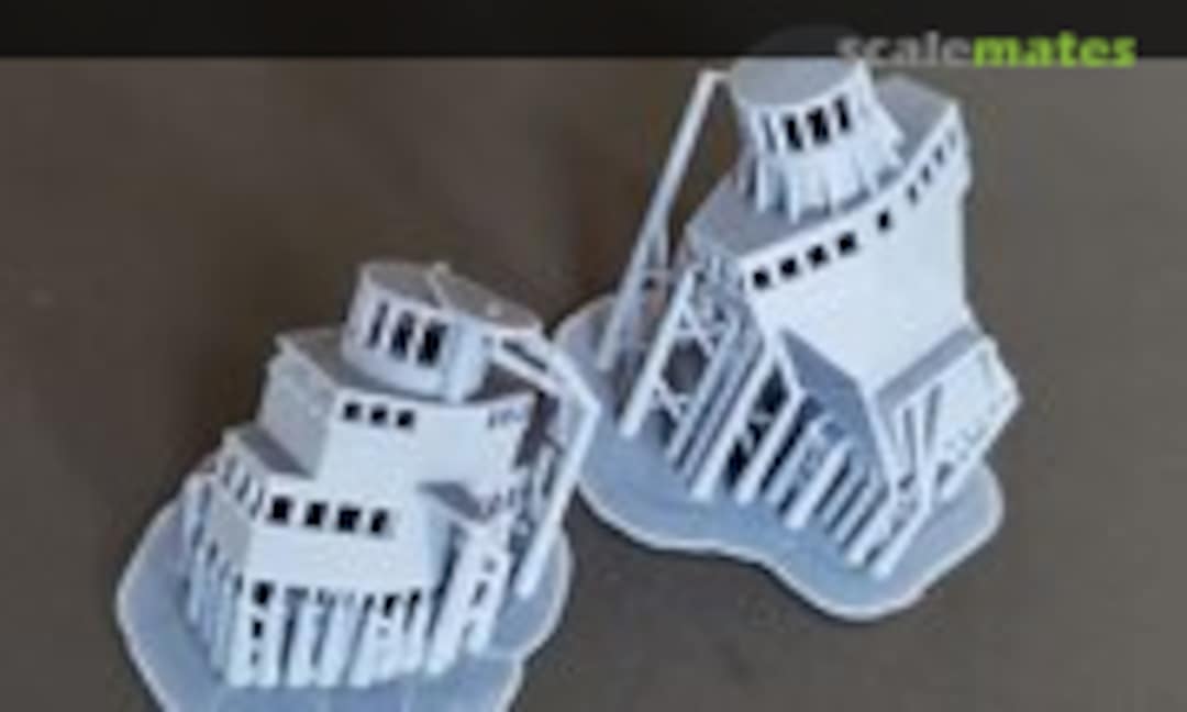 1:350 USS Texas BB-35 Fighting Tops (1944-1945) (Model Monkey 350-BB35 Tops 1944-1945) 350-BB35 Tops 1944-1945