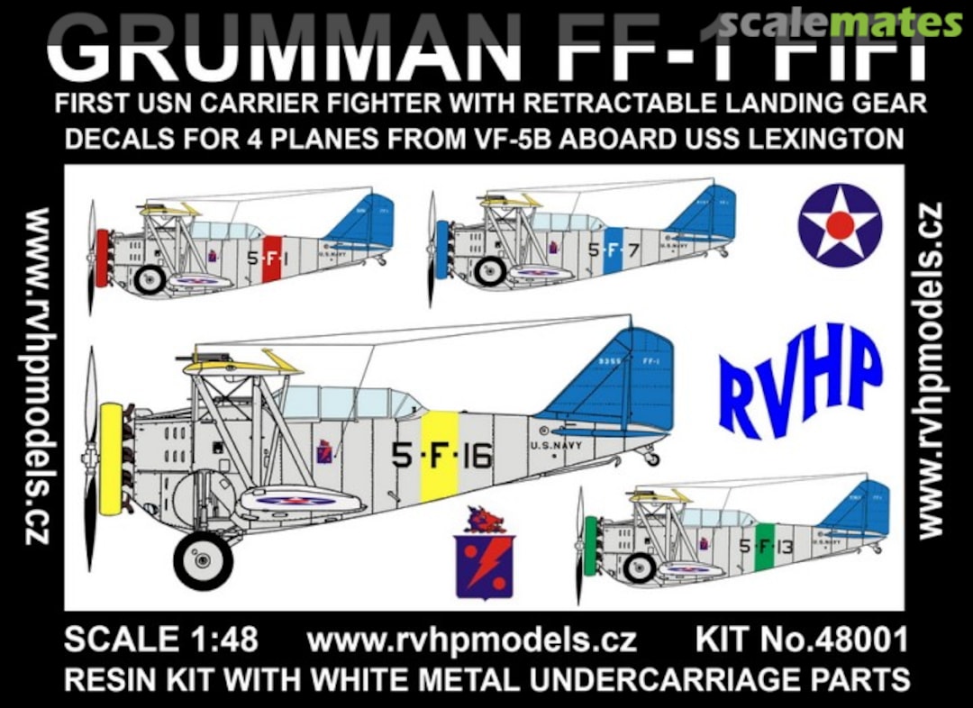 Boxart Grumman FF-1 "Fifi" 48001 RVHP Boxart Grumman FF-1 "Fifi" 48001 RVHP