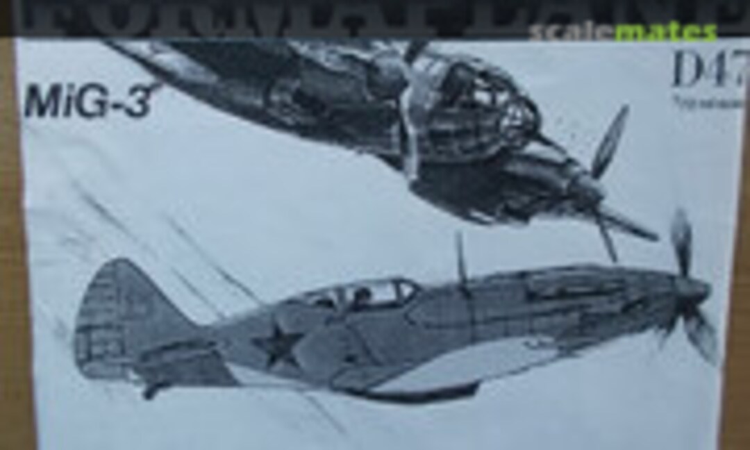 1:72 MiG-3 (Formaplane D47)