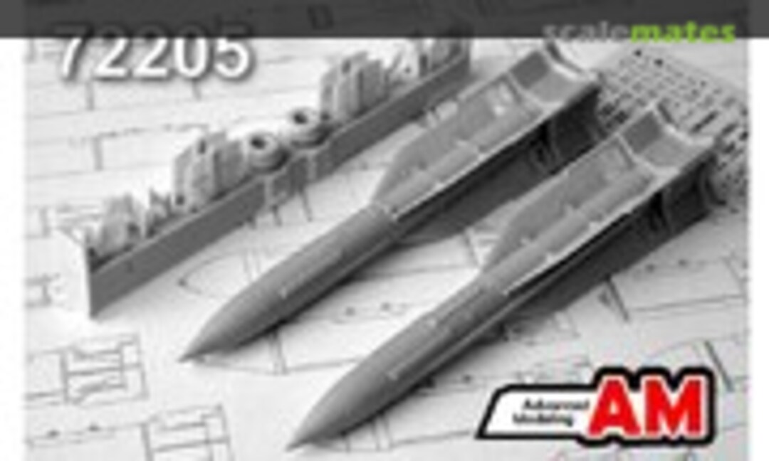 1:72 R-33E Long-Range Air to Air Missile (Advanced Modeling AMC 72205) AMC 72205