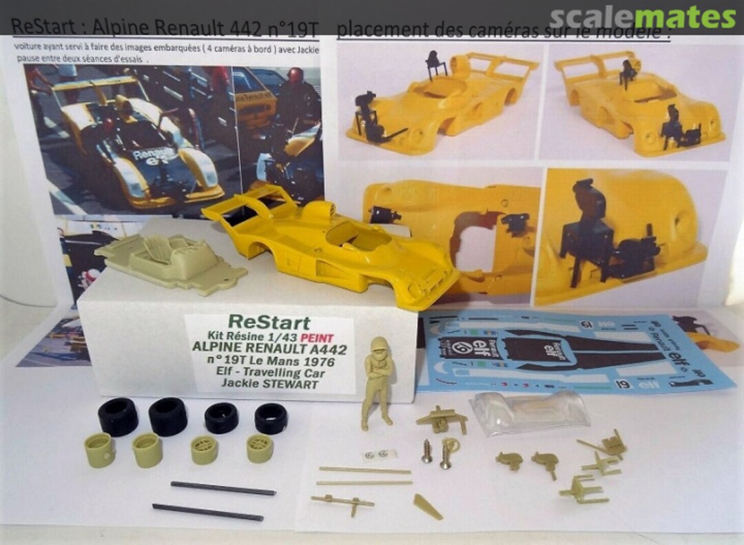 Boxart Alpine-Renault A442 #4422 "elf" with Figure ReStart Boxart Alpine-Renault A442 #4422 "elf" with Figure ReStart