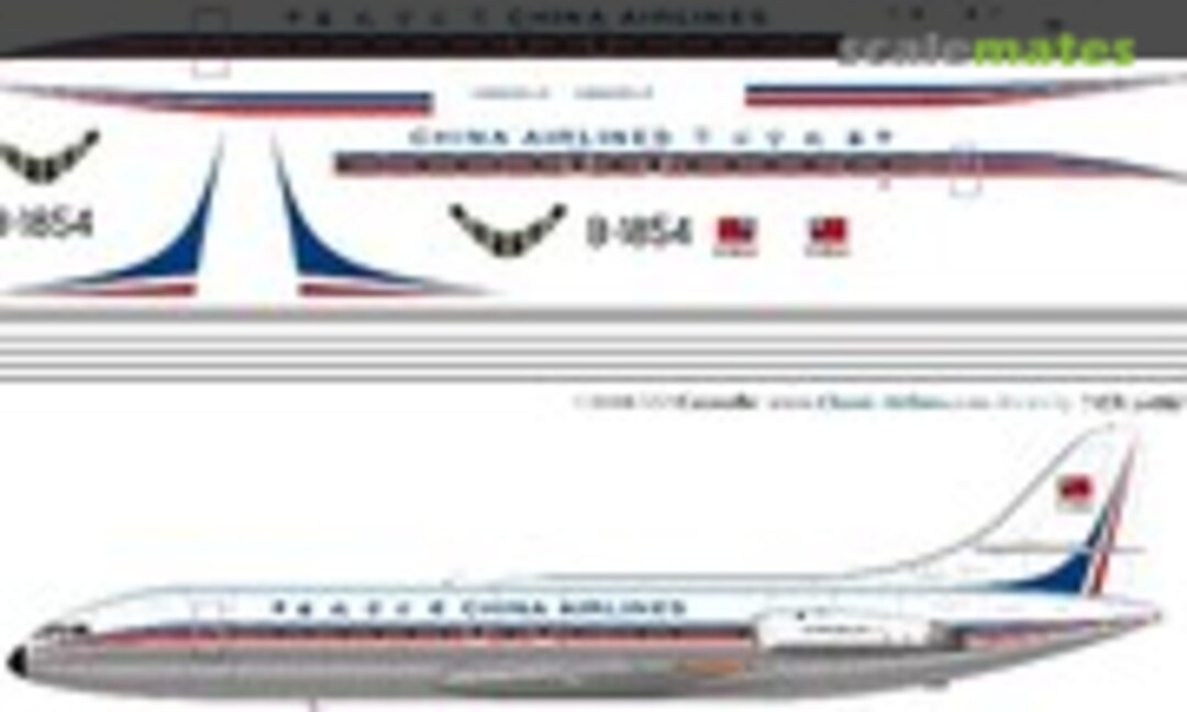 1:144 China Airlines Caravelle (Classic Airlines CA144-537) CA144-537