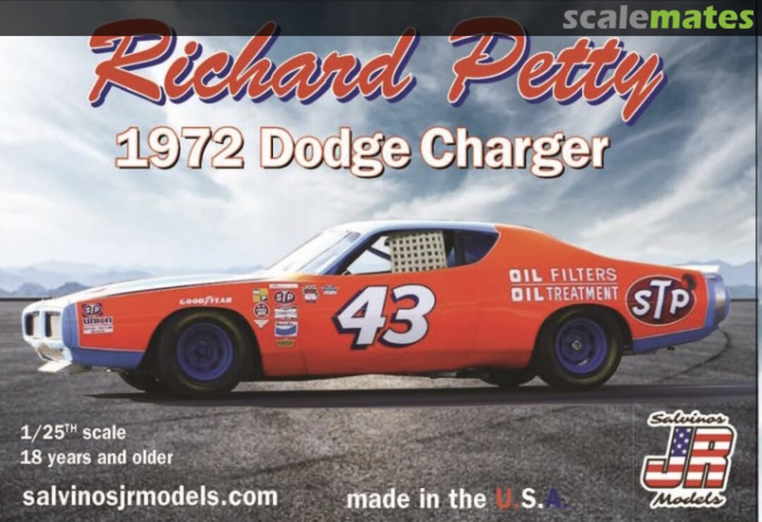 Boxart 1972 Dodge Charger RPDC1971TX Salvinos JR Models Boxart 1972 Dodge Charger RPDC1971TX Salvinos JR Models