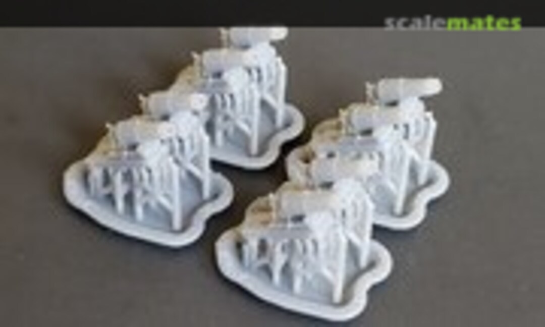 1:96 Carronades, 18-pounder Royal Navy with Skeads (Model Monkey 96-Carronades 18# RN-8) 96-Carronades 18# RN-8