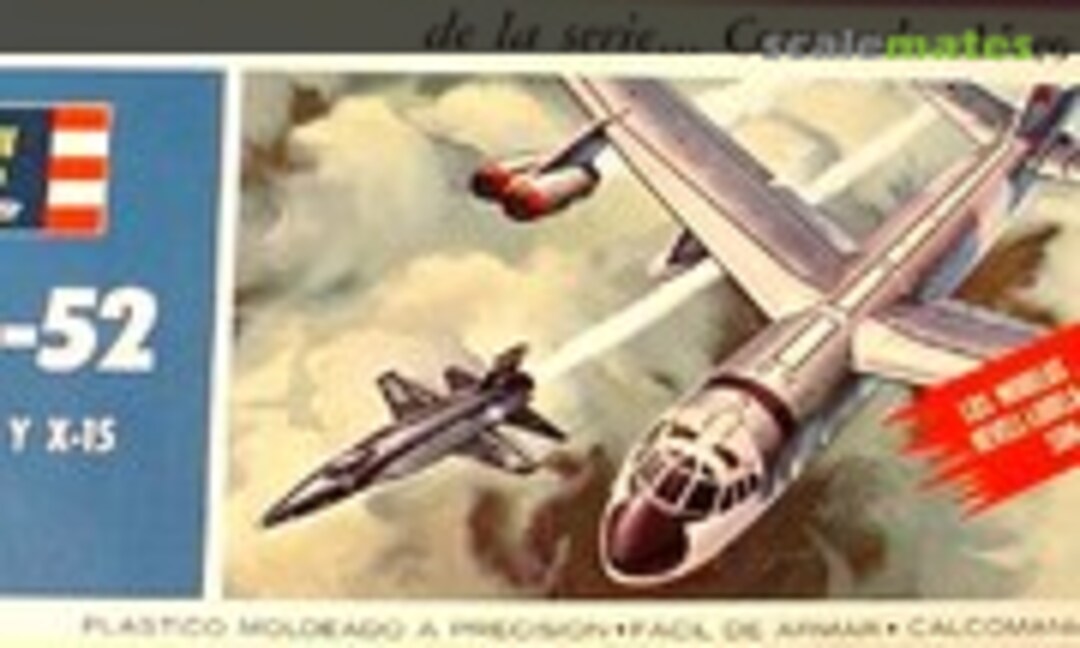 1:175 USAF NASA B-52 CON TODO Y X-15 (Revell/Lodela H-273)