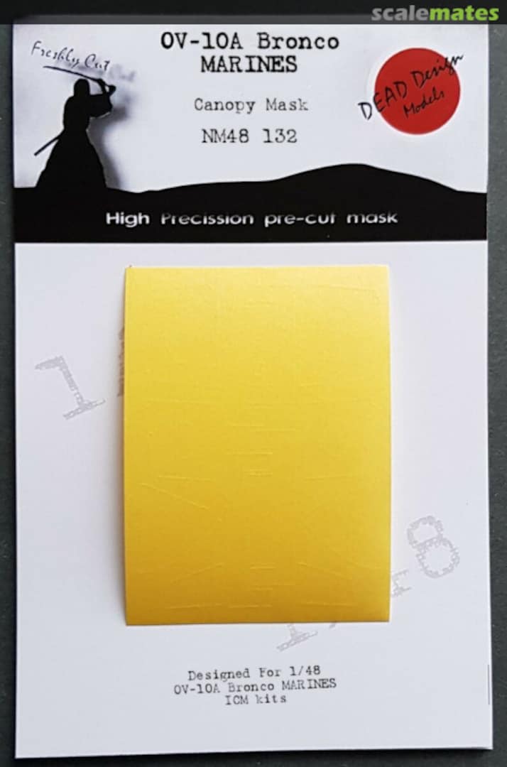 Boxart OV-10A Bronco MARINES - Canopy Mask NM48132 DEAD Design Models Boxart OV-10A Bronco MARINES - Canopy Mask NM48132 DEAD Design Models