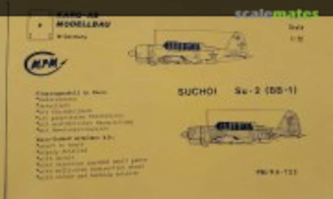 1:72 Suchoi Su-2 (BB-1) (Karo As PM/KA-722)