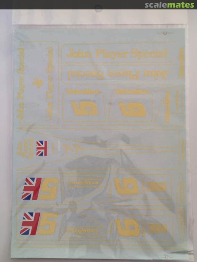 Boxart Lotus 78 Full Decal MSMD107 MSM Creation
