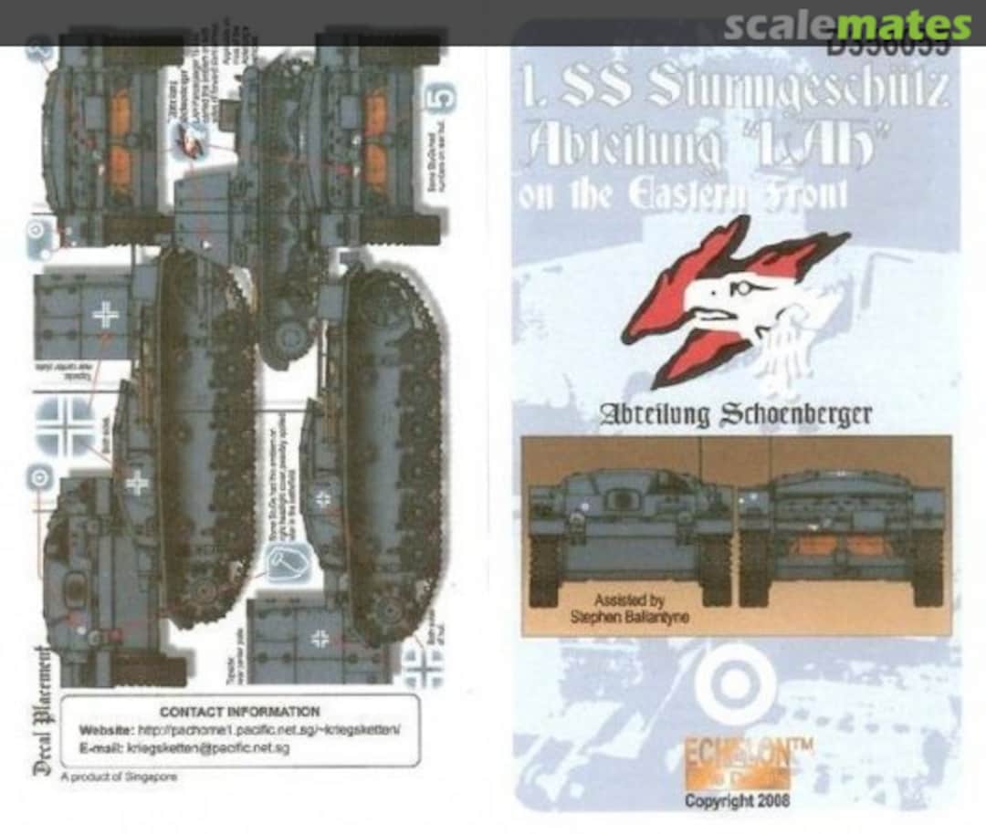 Boxart 1. StuG Abt. LAH on the eastern Front D356055 Echelon Fine Details Boxart 1. StuG Abt. LAH on the eastern Front D356055 Echelon Fine Details