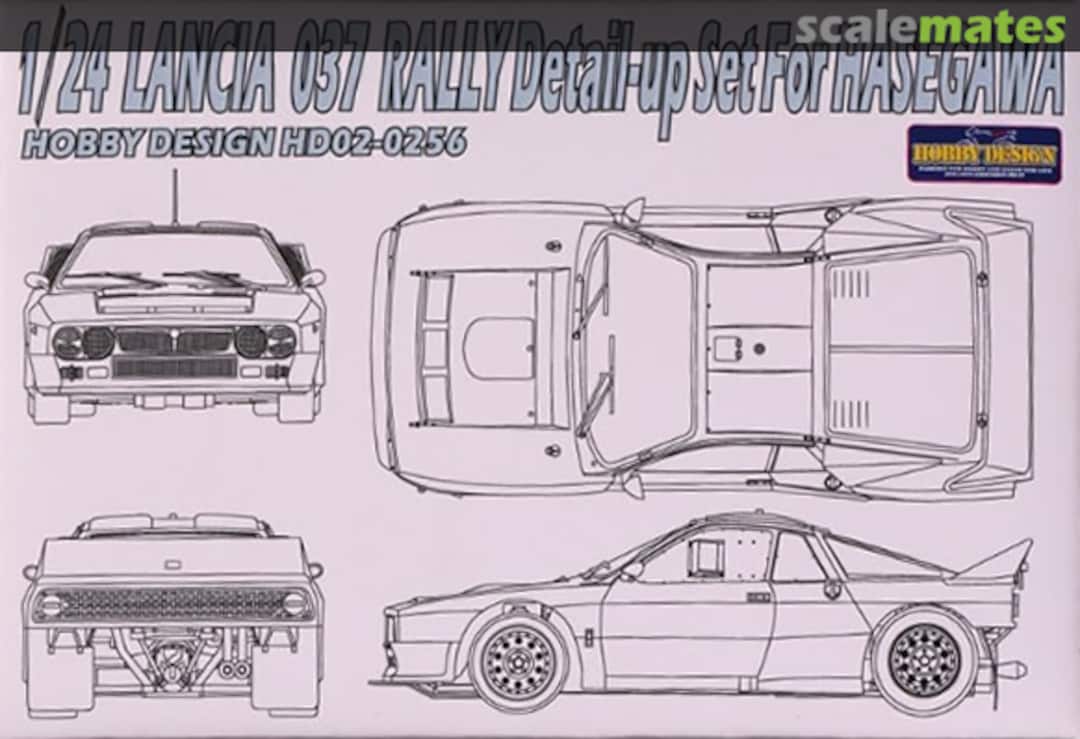 Boxart Lancia 037 Rally - Detail Up Set HD02-0256 Hobby Design Boxart Lancia 037 Rally - Detail Up Set HD02-0256 Hobby Design