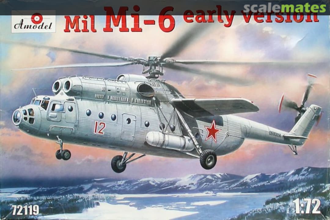Boxart Mil Mi-6 72119 Amodel Boxart Mil Mi-6 72119 Amodel
