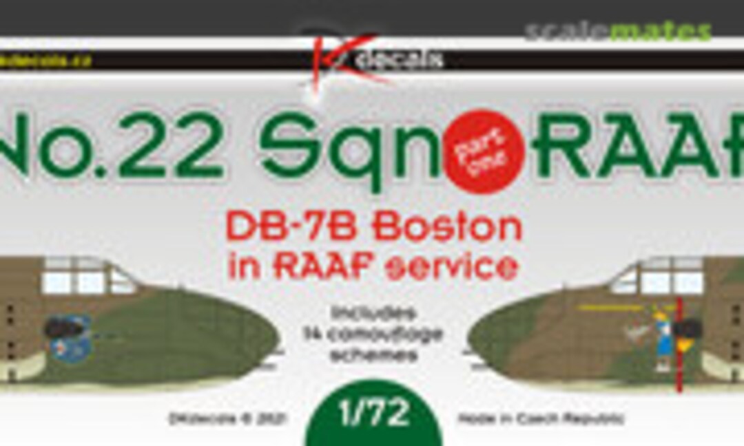 1:72 No.22 Sqn RAAF Part One (DK Decals 72095) 72095